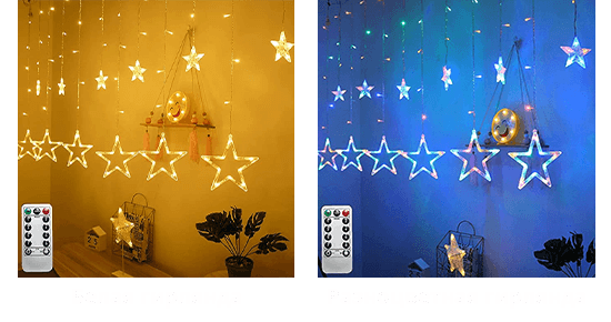 Гирлянда штора из звезд Home Stars (Украина)